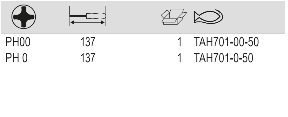 BAHCO TAH701 Phillips Screwdriver with Precision Grip PH00-PH1 - Premium Phillips Screwdriver from BAHCO - Shop now at Yew Aik.