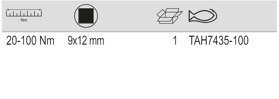 BAHCO TAH7435 Torque Wrench with Interchangeable Head & Wire Loop - Premium Torque Wrench from BAHCO - Shop now at Yew Aik.