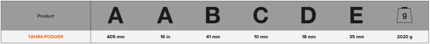 BAHCO TAH84 Podger Wrench with Safety D-Shackle - 405mm/16” - Premium Podger Wrench from BAHCO - Shop now at Yew Aik.