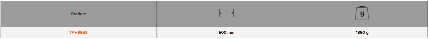 BAHCO TAH8953 3/4” Square Drive Universal Handle with Loop Wire - Premium Universal Handle from BAHCO - Shop now at Yew Aik.