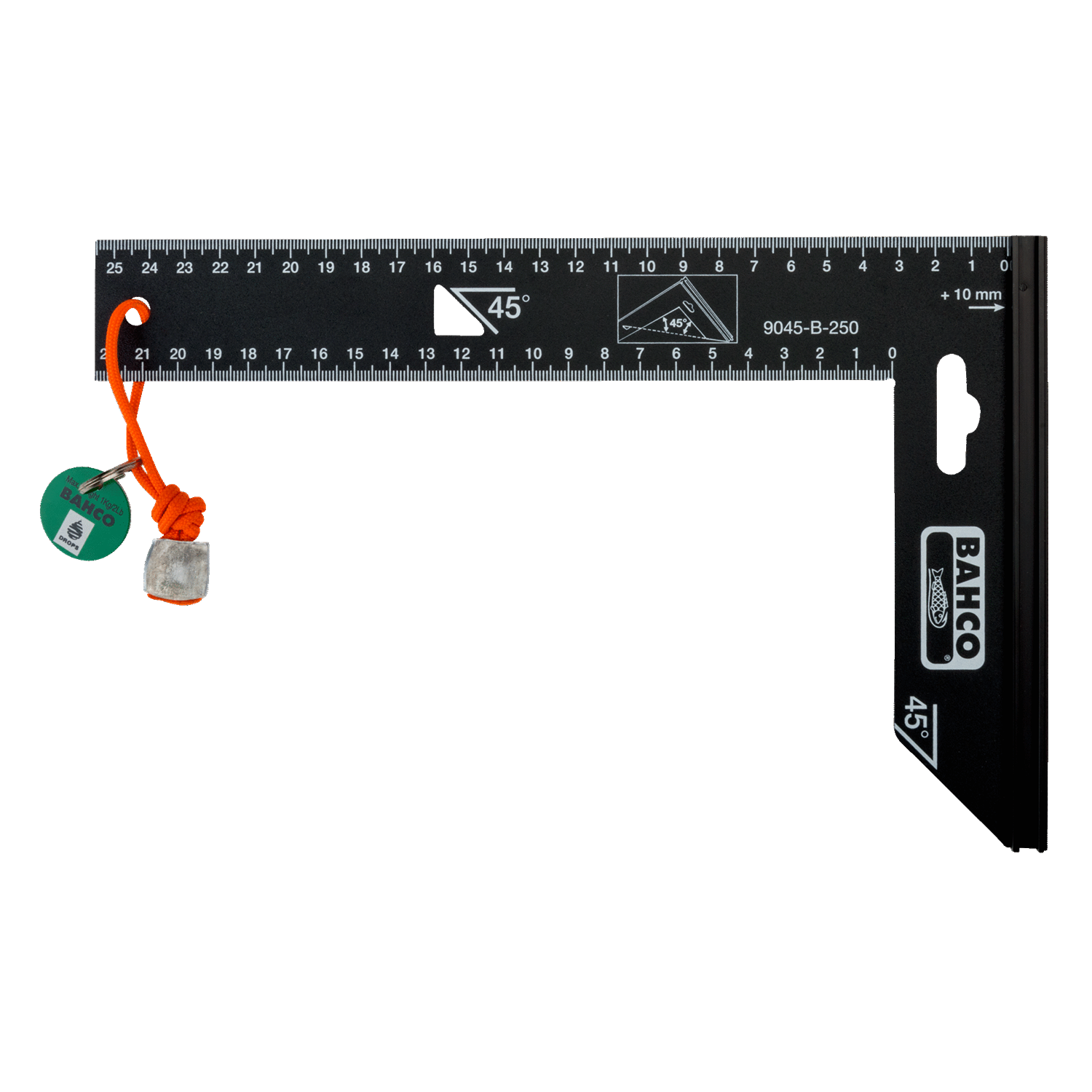 BAHCO TAH9045-B-250 Carpenter Square with Dyneema String - 170mm - Premium Carpenter Square from BAHCO - Shop now at Yew Aik.