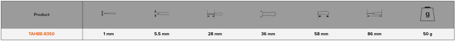 BAHCO TAHBE-8350 ERGO Stubby Screwdriver for Slotted Head Screws - Premium Stubby Screwdriver from BAHCO - Shop now at Yew Aik.