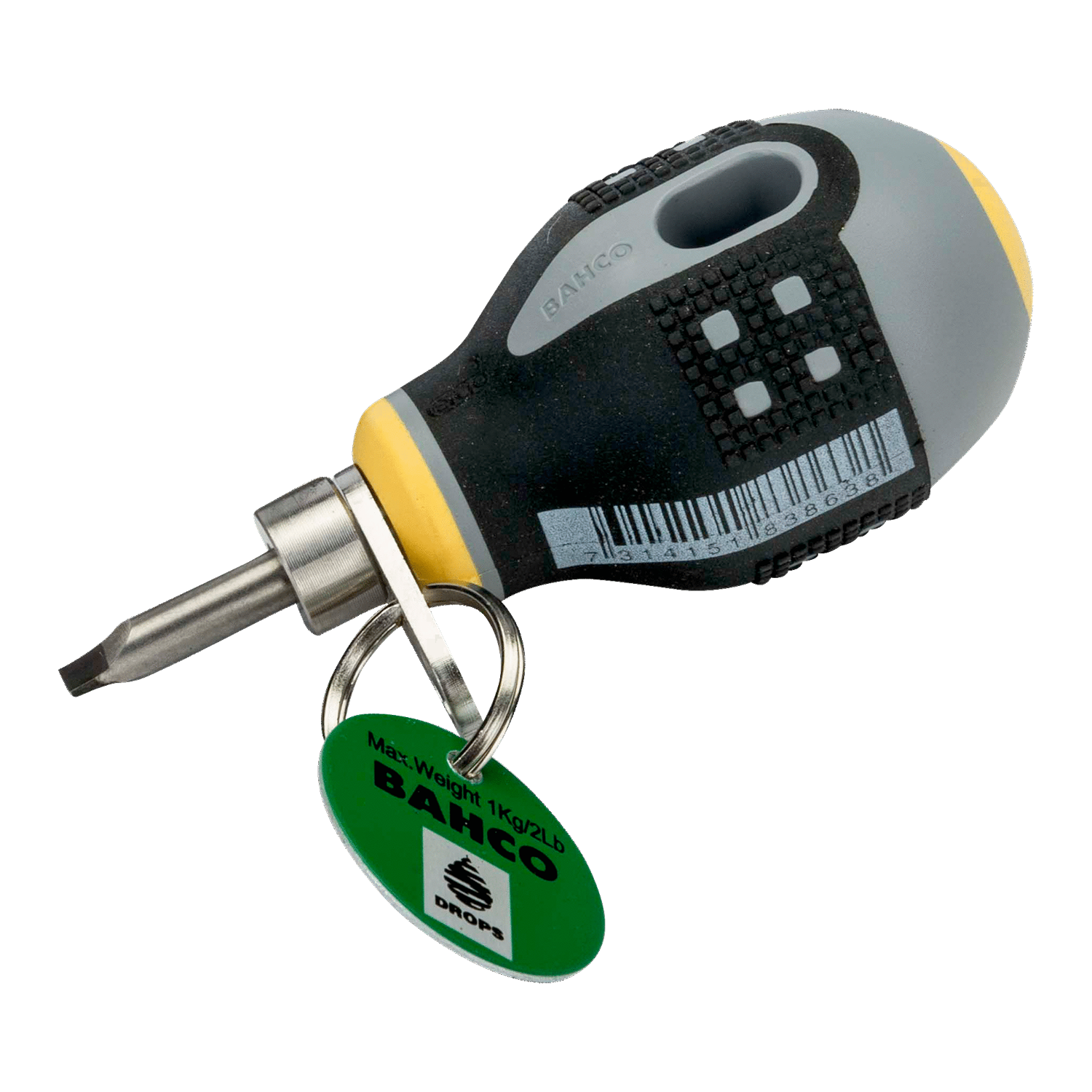 BAHCO TAHBE-8350 ERGO Stubby Screwdriver for Slotted Head Screws - Premium Stubby Screwdriver from BAHCO - Shop now at Yew Aik.