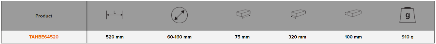 BAHCO TAHBE64520 Chain Oil Filter Wrench with D-shackle - Premium Filter Wrench from BAHCO - Shop now at Yew Aik.