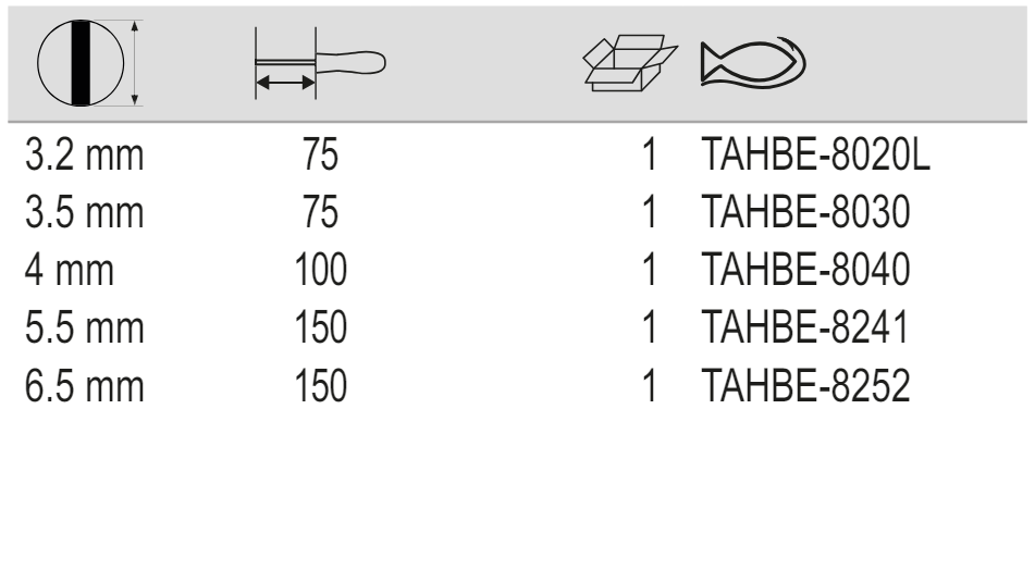 BAHCO TAHBE8020L-TAHBE8252 ERGO Slotted Screwdriver Safety Chuck - Premium Slotted Screwdriver from BAHCO - Shop now at Yew Aik.