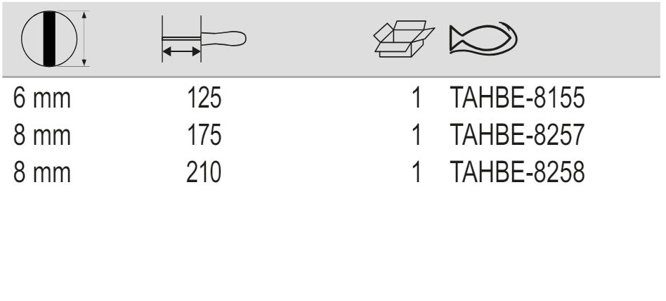 BAHCO TAHBE8155 ERGO Slotted Screwdriver with Dyneema String - Premium Slotted Screwdriver from BAHCO - Shop now at Yew Aik.