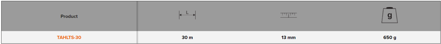 BAHCO TAHLTS Long Measuring Tapes with Nylon Coated Blade and Open Case with Dyneema Textile Wire Loop (BAHCO Tools) - Premium Open Reel Measuring Tape from BAHCO - Shop now at Yew Aik.