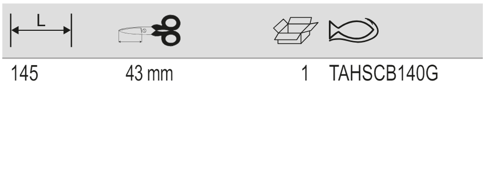 BAHCO TAHSCB140G Heavy Duty Electrician Scissors with Wire Loop - Premium Scissors from BAHCO - Shop now at Yew Aik.