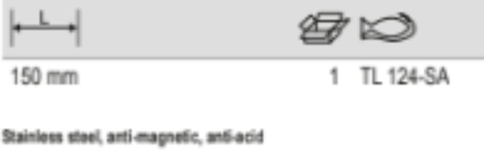 BAHCO TL 124-SA General Purpose Stainless Steel Tweezers - Premium Tweezers from BAHCO - Shop now at Yew Aik.