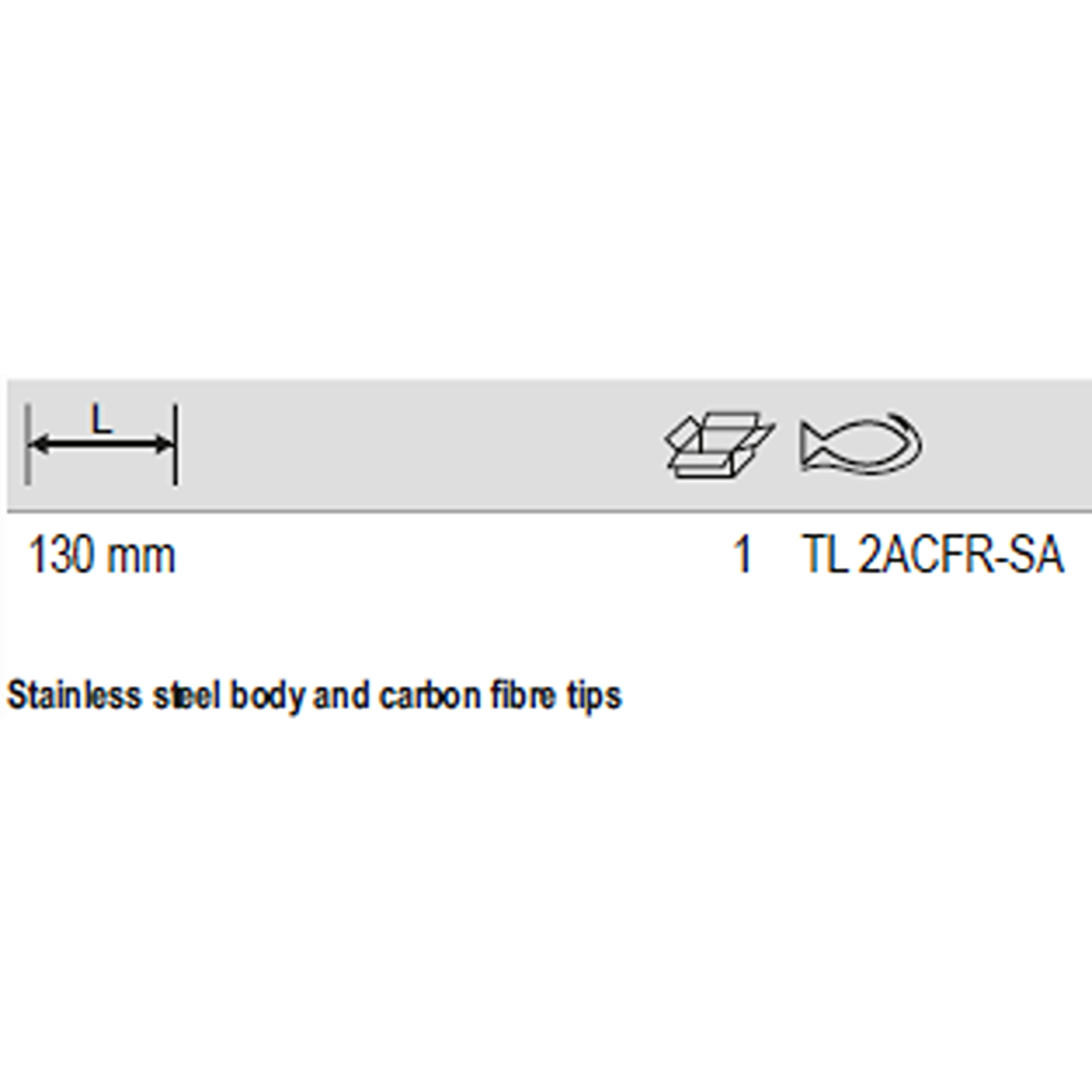 BAHCO TL 2ACFR-SA Tweezers with Flat Round Carbon Fibre Tips - Premium Tweezers from BAHCO - Shop now at Yew Aik.