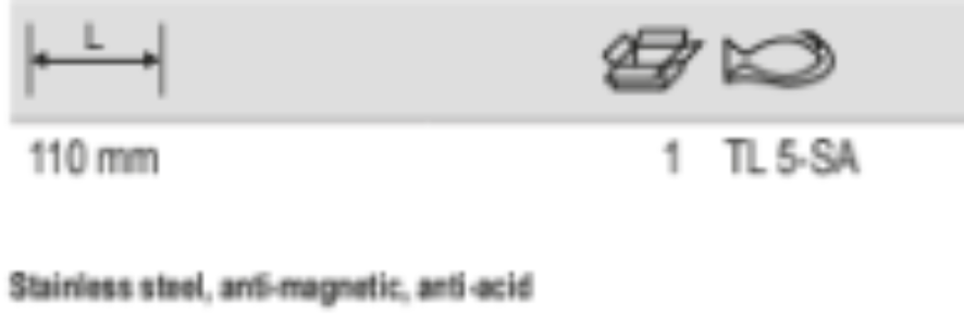 BAHCO TL 5-SA Stainless Steel High Precision Tweezers - Premium Tweezers from BAHCO - Shop now at Yew Aik.