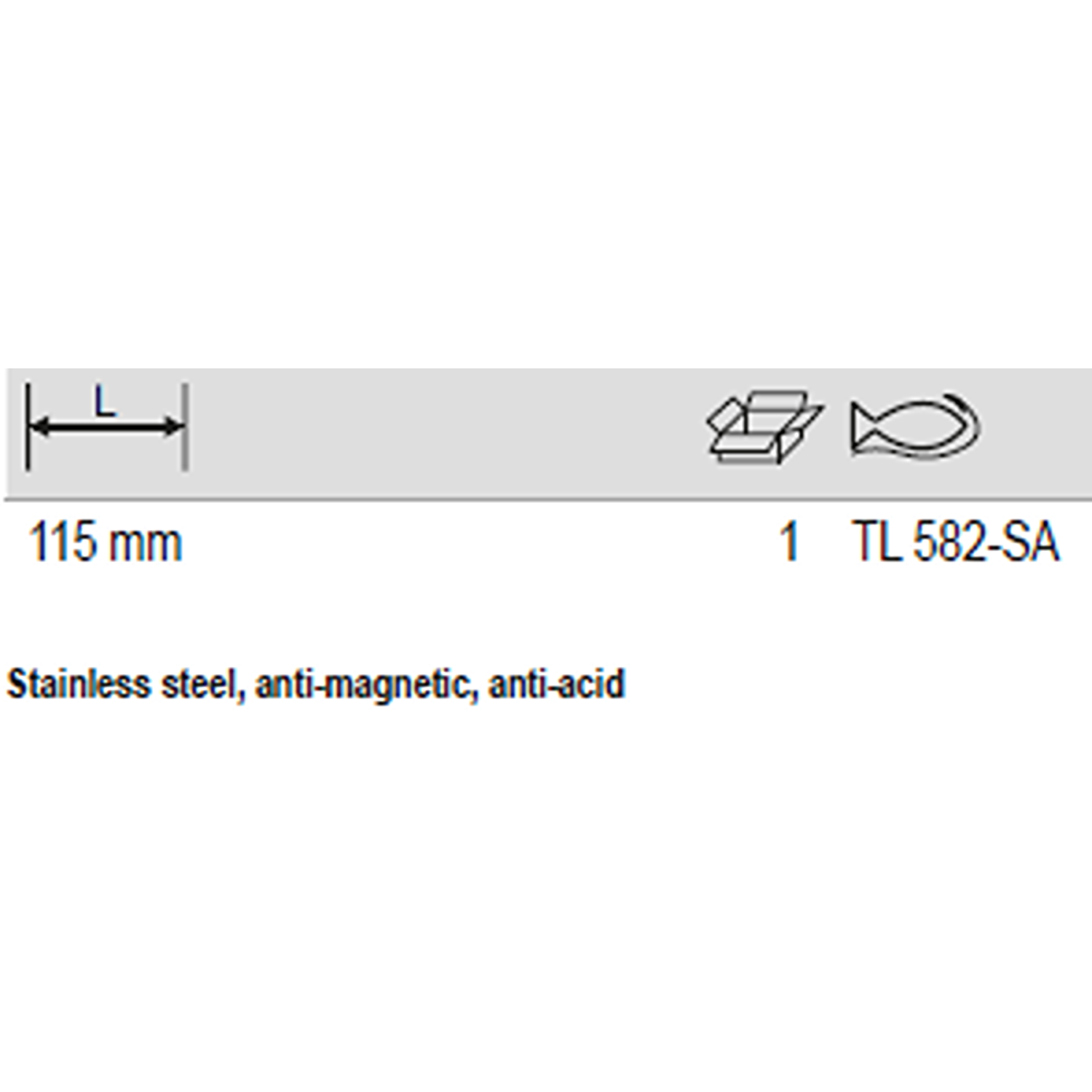 BAHCO TL 582-SA Tweezers with 4 mm 90° Angled Tips (BAHCO Tools) - Premium Tweezers from BAHCO - Shop now at Yew Aik.