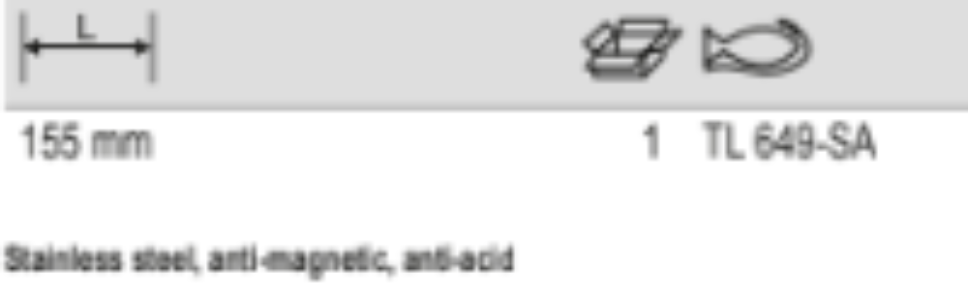 BAHCO TL 649-SA General Purpose Stainless Steel Tweezers - Premium Tweezers from BAHCO - Shop now at Yew Aik.