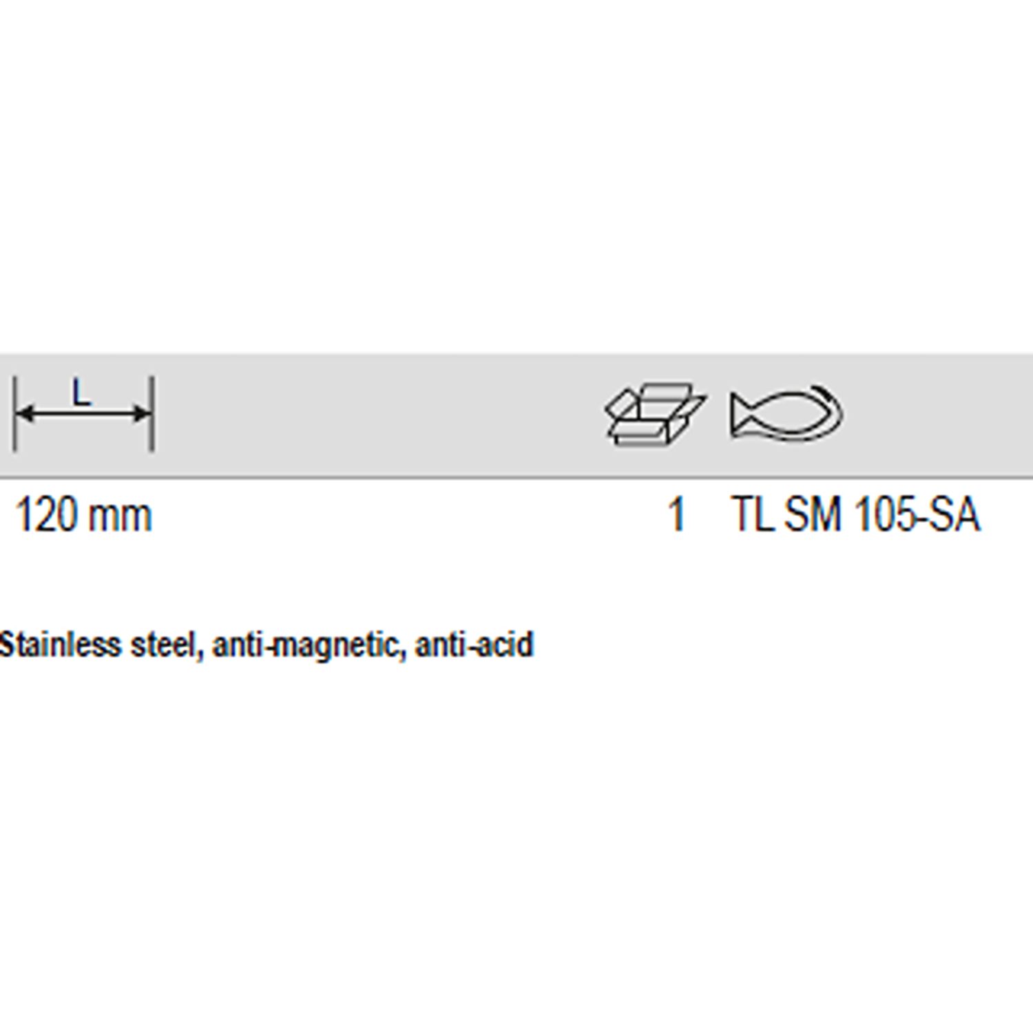 BAHCO TL SM105-SA SMD Tweezers for Positioning Sot Vertically - Premium SMD Tweezers from BAHCO - Shop now at Yew Aik.
