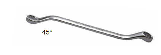 BLUE-POINT BBWSM 45° / 75° Offset Double Ring Ended Spanner - Premium Offset Double Ring Ended Spanner from BLUE-POINT - Shop now at Yew Aik.