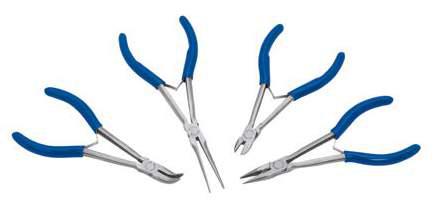 BLUE-POINT BDGPL400LMP Plier Set Miniature Long Reach 4pcs - Premium Plier Set from BLUE-POINT - Shop now at Yew Aik.