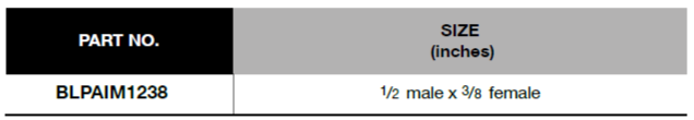 BLUE-POINT BLPAIM1238 3/8" Impact Adaptor (BLUE-POINT) - Premium 3/8" Impact Adaptor from BLUE-POINT - Shop now at Yew Aik.