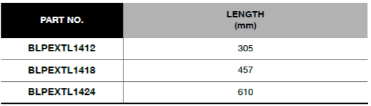 BLUE-POINT BLPEXTL14 1/4" Extension Bar, Extra Long Locking - Premium 1/4" Extension Bar from BLUE-POINT - Shop now at Yew Aik.