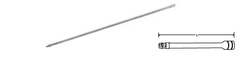 BLUE-POINT BLPEXTL14 1/4" Extension Bar, Extra Long Locking - Premium 1/4" Extension Bar from BLUE-POINT - Shop now at Yew Aik.