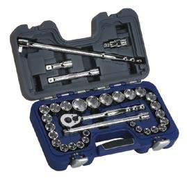BLUE-POINT BLPGSS1233 1/2" Socket Driver Set, 33pcs (BLUE-POINT) - Premium 1/2" Socket Driver Set from BLUE-POINT - Shop now at Yew Aik.