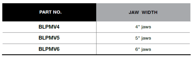 BLUE-POINT BLPMV4/5/6 Bench Vise (BLUE-POINT) - Premium Bench Vise from BLUE-POINT - Shop now at Yew Aik.