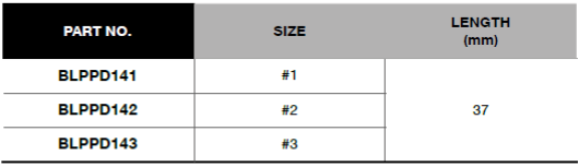 BLUE-POINT BLPPD14 1/4" Screwdriver Socket Pozidriv (BLUE-POINT) - Premium 1/4" Screwdriver Socket Pozidriv from BLUE-POINT - Shop now at Yew Aik.