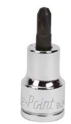 BLUE-POINT BLPPD14 1/4" Screwdriver Socket Pozidriv (BLUE-POINT) - Premium 1/4" Screwdriver Socket Pozidriv from BLUE-POINT - Shop now at Yew Aik.