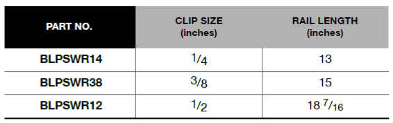 BLUE-POINT BLPSWR Magnetic Rail (BLUE-POINT) - Premium Magnetic Rail from BLUE-POINT - Shop now at Yew Aik.