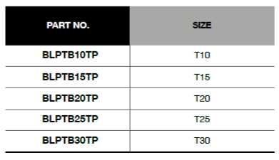BLUE-POINT BLPTB Tamper Resistant Screwdriver Bit (BLUE-POINT) - Premium Screwdriver Bit from BLUE-POINT - Shop now at Yew Aik.