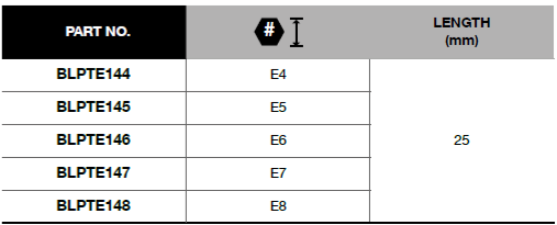 BLUE-POINT BLPTE14 1/4" Torx Socket External (BLUE-POINT) - Premium 1/4" Torx Socket External from BLUE-POINT - Shop now at Yew Aik.