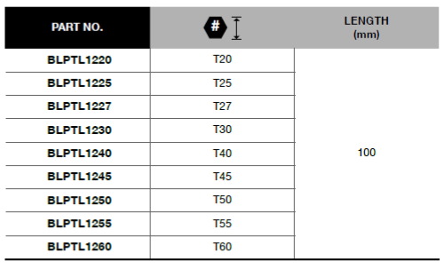 BLUE-POINT BLPTL12 1/2" Torx Socket Driver, Long (BLUE-POINT) - Premium 1/2" Torx Socket from BLUE-POINT - Shop now at Yew Aik.