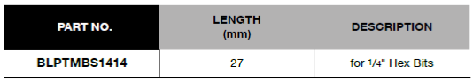BLUE-POINT BLPTMBS1414 1/4" Bit Holder (BLUE-POINT) - Premium Bit Holder from BLUE-POINT - Shop now at Yew Aik.
