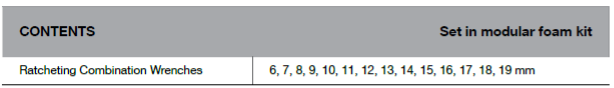 BLUE-POINT BPS5A Ratcheting Combination Wrench Set (BLUE-POINT) - Premium Ratcheting Combination Wrench Set from BLUE-POINT - Shop now at Yew Aik.