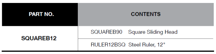 BLUE-POINT SQUAREB12 Machinist's Measuring Set (BLUE-POINT) - Premium Measuring Set from BLUE-POINT - Shop now at Yew Aik.