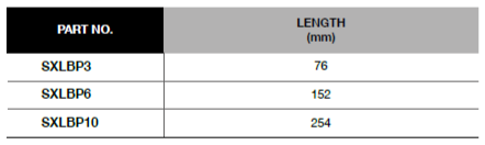 BLUE-POINT SXLBP3 1/2" Locking Extension 76 mm (BLUE-POINT) - Premium 1/2" Locking Extension from BLUE-POINT - Shop now at Yew Aik.