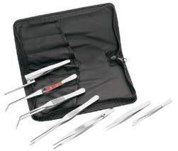 BLUE-POINT TZK7 Tweezers Set Kit, 5Pcs (BLUE-POINT) - Premium Tweezers Set from BLUE-POINT - Shop now at Yew Aik.