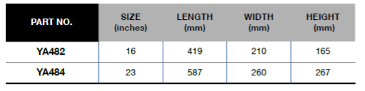 BLUE-POINT YA482 Plastic Tool Box - 16 Size (BLUE-POINT) - Premium Plastic Tool Box from BLUE-POINT - Shop now at Yew Aik.