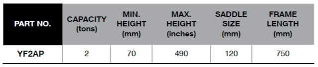 BLUE-POINT YF2AP Floor Jack 2 Ton Low Profile (BLUE-POINT) - Premium Floor Jack from BLUE-POINT - Shop now at Yew Aik.