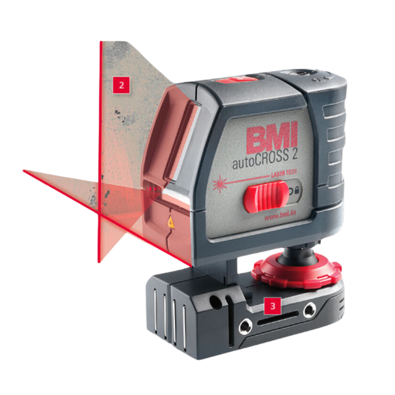 BMI AUTOCROSS 2 Crossline Laser Level (BMI Tools) - Premium Crossline Laser level from BMI - Shop now at Yew Aik.