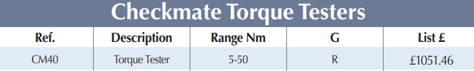 BRITOOL CM40 Checkmate Torque Tester 5-50 Nm (BRITOOL) - Premium Torque Tester from BRITOOL - Shop now at Yew Aik.