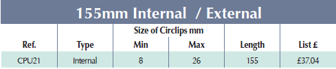 BRITOOL CPU21 155mm Circlip Plier Internal / External (BRITOOL) - Premium Circlip Plier from BRITOOL - Shop now at Yew Aik.