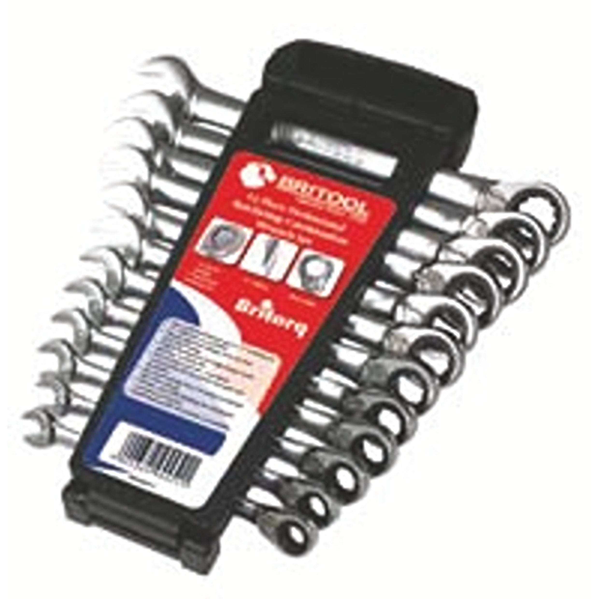 BRITOOL RRFJMSET12 Flexi Head Ratcheting Combination Wrench Set - Premium Combination Wrench Set from BRITOOL - Shop now at Yew Aik.