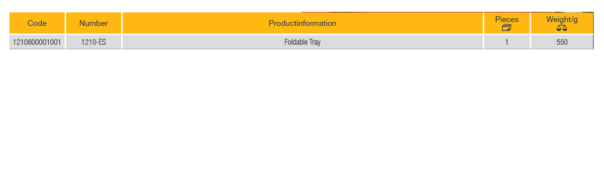 ELORA 1210-ES Foldable Tray Accessories Roller Tool Cabinet - Premium Roller Tool Cabinet from ELORA - Shop now at Yew Aik.