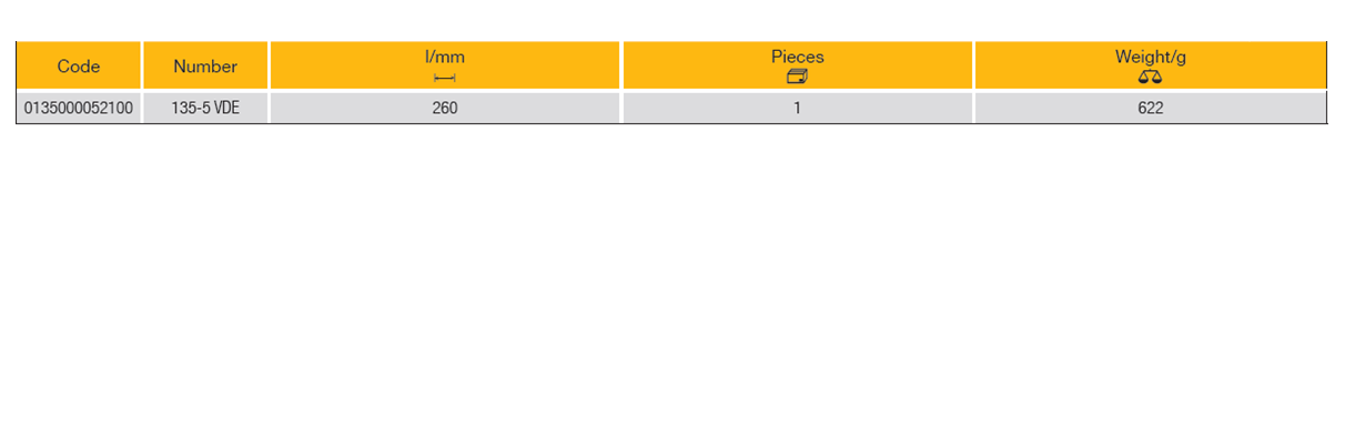 ELORA 135-5 VDE Waterpump Plier With Dip Insulation (ELORA Tools) - Premium Waterpump Plier from ELORA - Shop now at Yew Aik.
