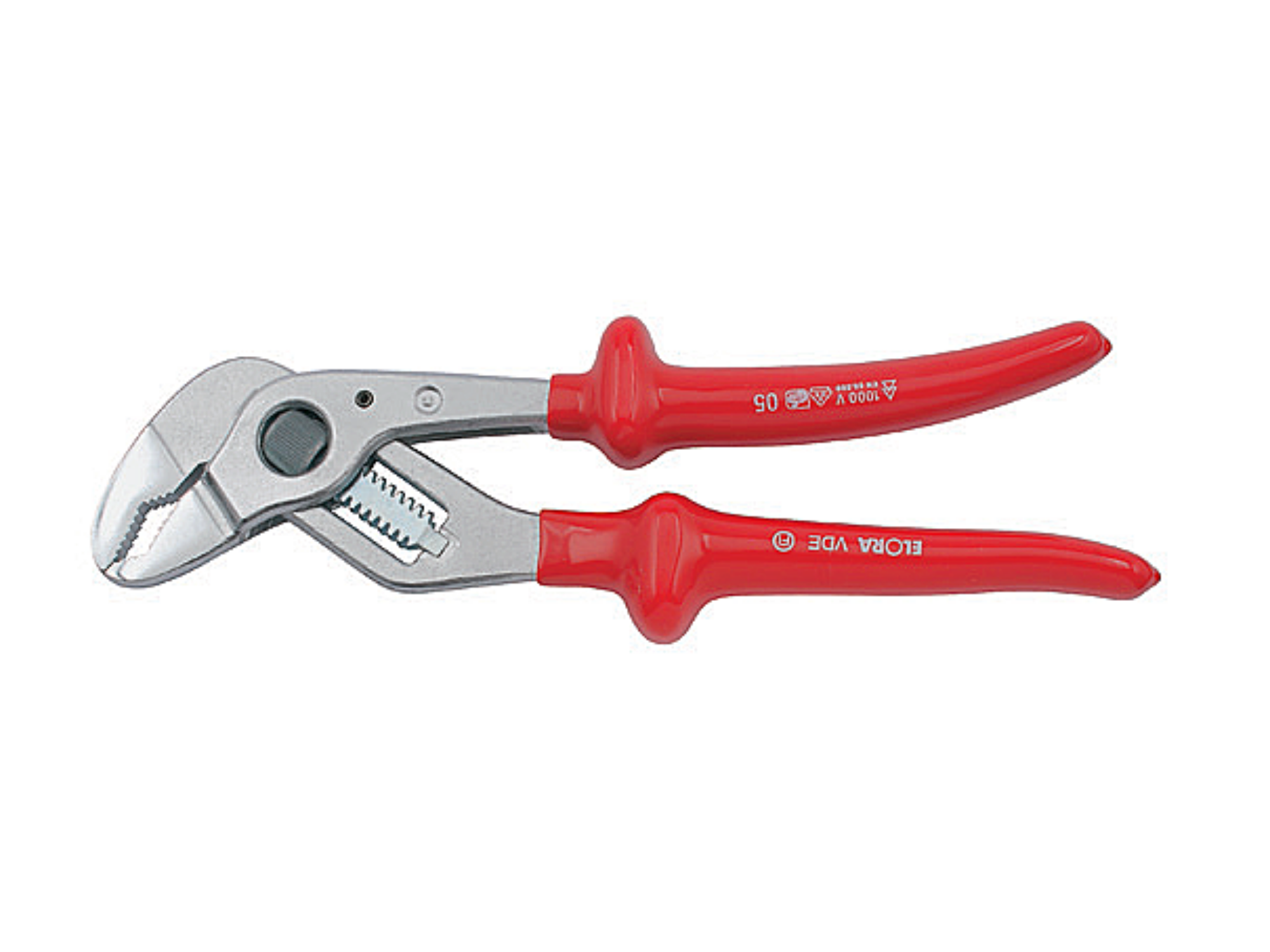 ELORA 135-5 VDE Waterpump Plier With Dip Insulation (ELORA Tools) - Premium Waterpump Plier from ELORA - Shop now at Yew Aik.