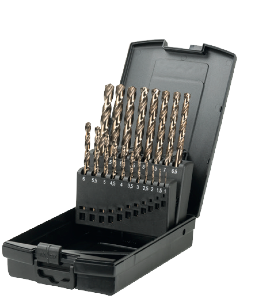 ELORA 1362-S Cobalt HSS-E Drill Bit Set Twist (ELORA Tools) - Premium Cobalt HSS-E Drill Bit Set from ELORA - Shop now at Yew Aik.