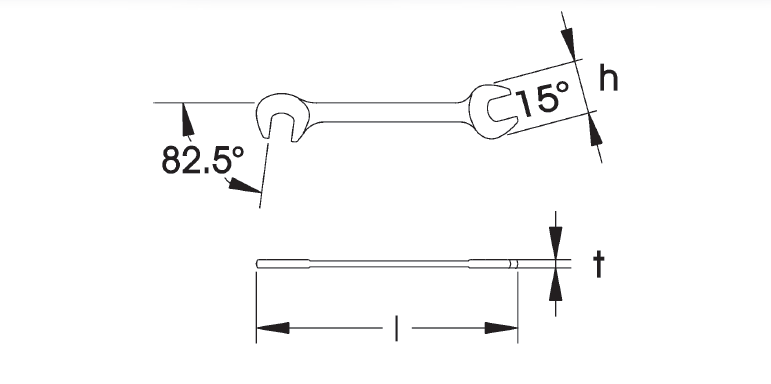 ELORA 146 Obstruction Wrenches Metric (ELORA Tools) - Premium Obstruction Wrench from ELORA - Shop now at Yew Aik.