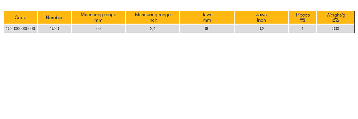 ELORA 1523 Precision Vernier Caliper for Brake Disc (ELORA Tools) - Premium Vernier Caliper from ELORA - Shop now at Yew Aik.