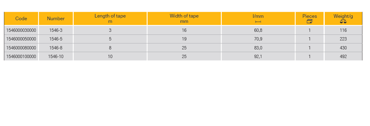 ELORA 1546 Measuring Tape (ELORA Tools) - Premium Measuring Tape from ELORA - Shop now at Yew Aik.