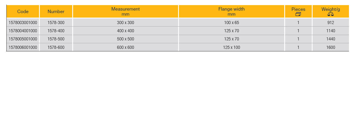ELORA 1578 Flange Steel Square (ELORA Tools) - Premium Square from ELORA - Shop now at Yew Aik.